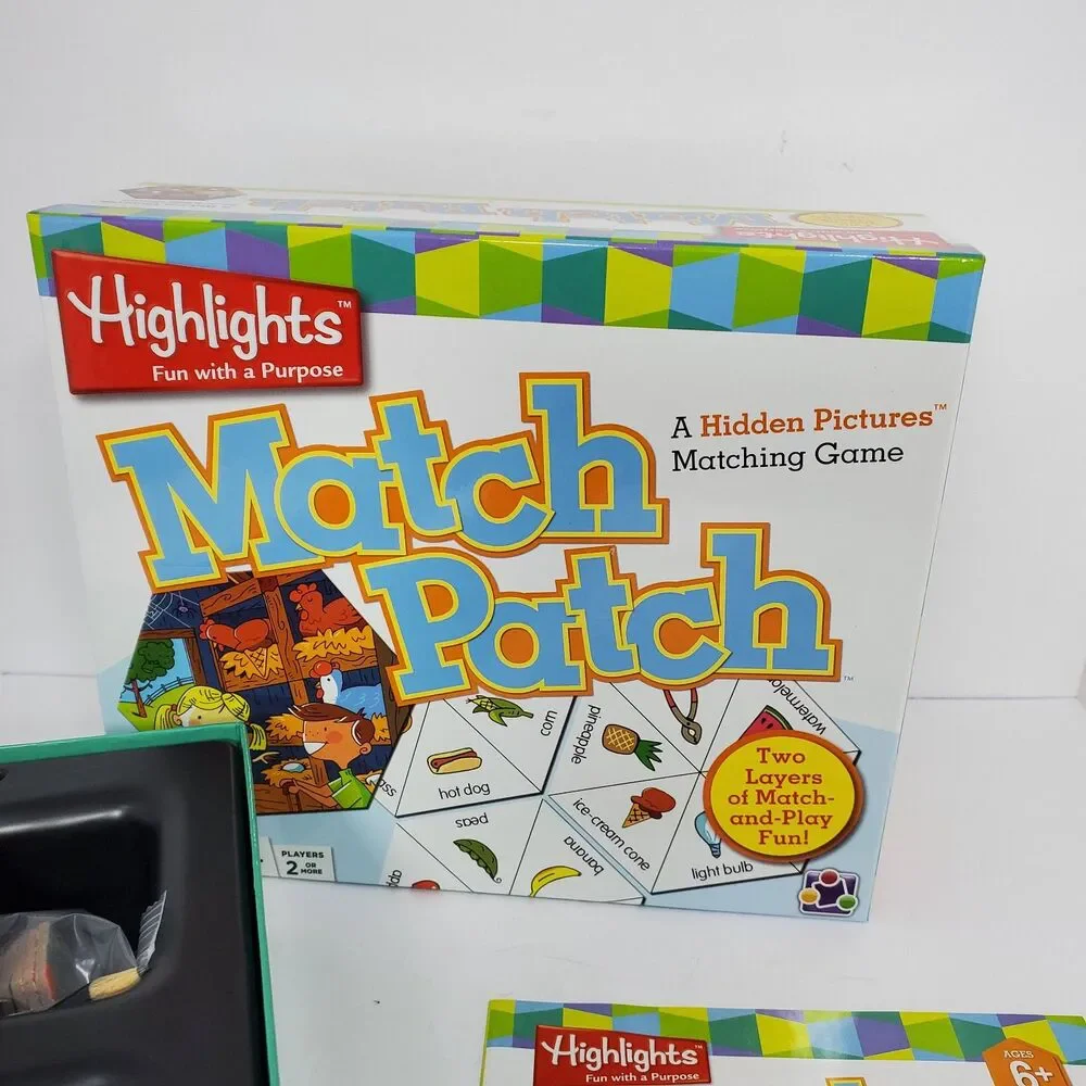 Highlights Match Patch Childrens Game New